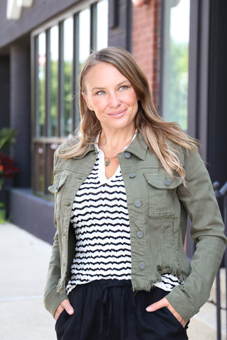 Olive It! Denim Jacket