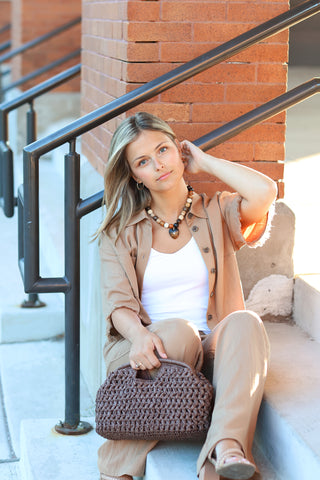 Susie Brown Fray Button Down