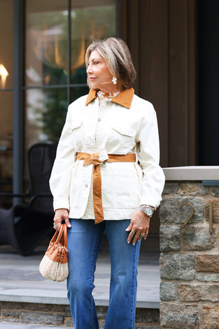 Off White Collar Jacket