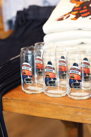 Chicago Hats Glass