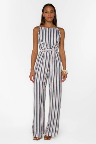 Brenna Blue Night Jumpsuit