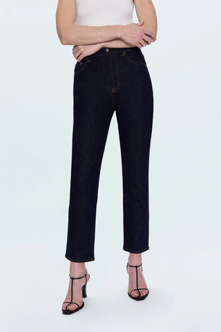 Bri Ankle High Rise Slim Straight Nightfall