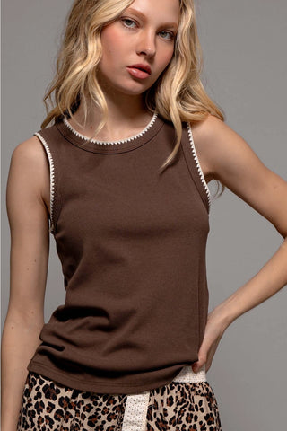 Brown Statement Tank