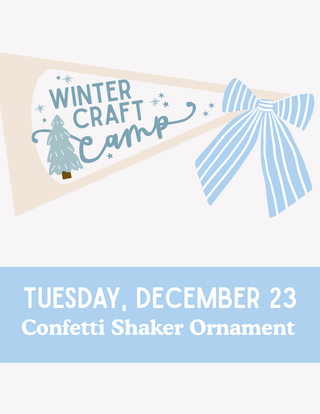 Craft 3: Shaker Confetti Ornament