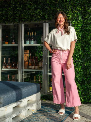 Cute Color Jean - Pink