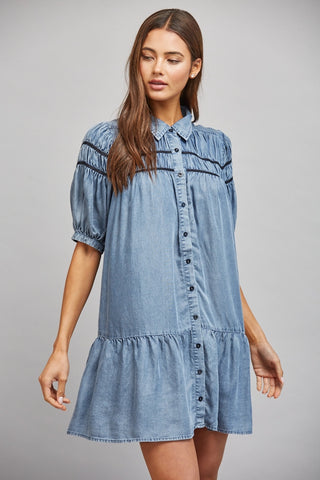 Dark Denim Tencel Dress