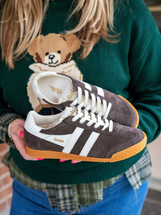 Elan Mocha & White Sneakers