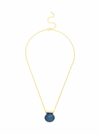 Glistening Necklace - Navy