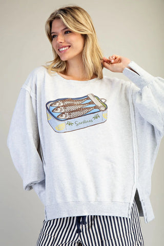 Grey Sardines Sweater