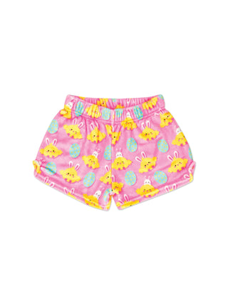 Hoppy Chicks Plush Shorts