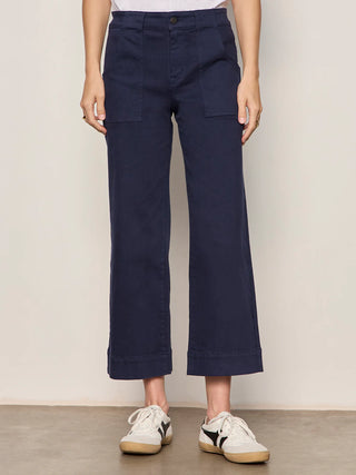 Insider Crop Navy Blazer Pant