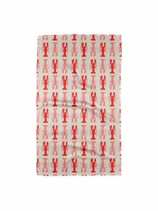 Lobster Stripe Tea Towel