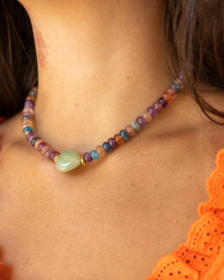 Lani Fall Color Jade Necklace