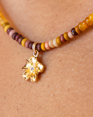 Jade Flower Necklace