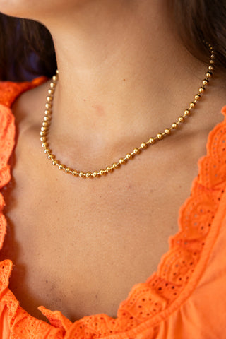 Mini Brandi Ball Chain Necklace