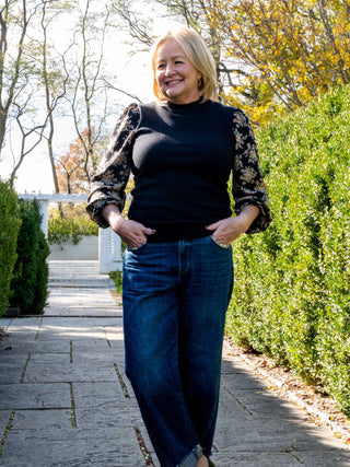 Madeline Floral Detailed Sweater