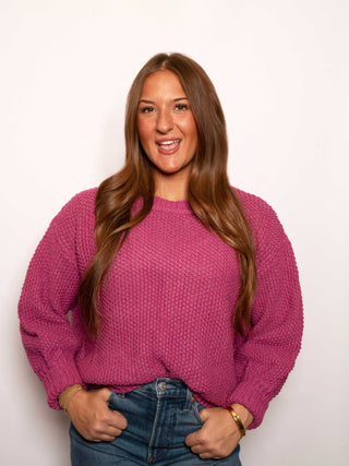 Mad for Magenta Sweater