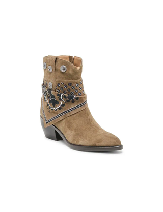 Mekala Olive Suede Boot