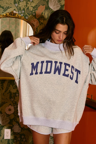 Midwest Babe Reversible Pullover