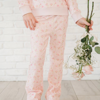 Pink Rose Flare Legging