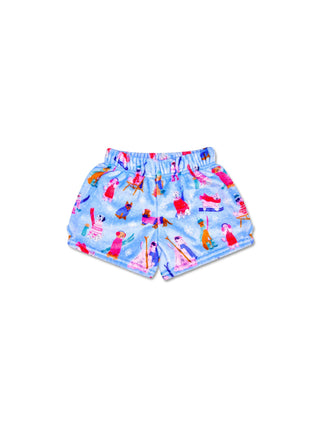 Ski Dogs Plush Short