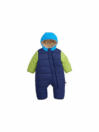 Storm Blue Nylon Puffer