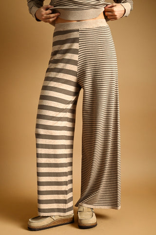 Stripe Pattern Lounge Pants