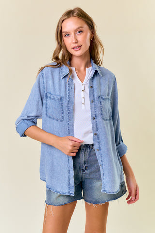 The Kerry Chambray Denim Shirt
