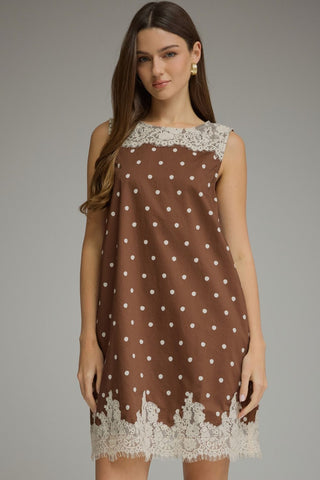 The Polka Dot w/ Lace Dress