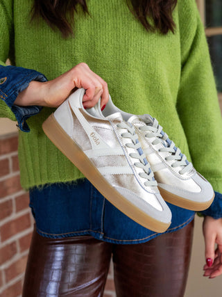 Viper Metallic Gold & Off White Sneakers