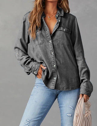 We Love Grey Denim Shirt