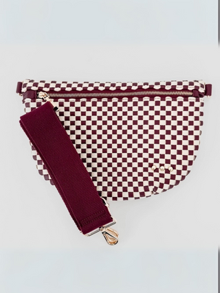 Westlyn Burgundy Woven Bum Bag