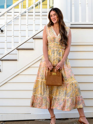 Yellow Multi Printed Maxi Dress