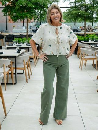 Penny HR Wide Leg - Meadow
